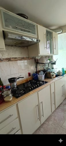 Cocina integral blanca